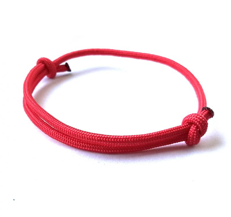 KABALA VÉDELMEZŐ PIROS PARACORD KARKÖTŐ 4mm