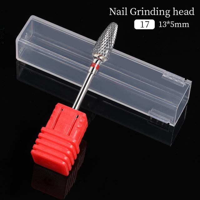 Karbid csiszolófej közepes erősségű piros nagy buzogány