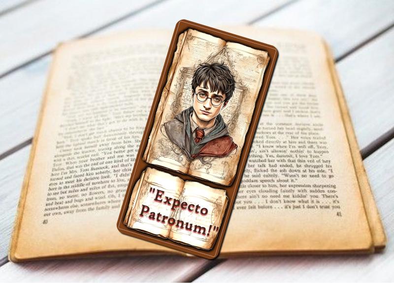 Laminált könyvjelző Harry 01