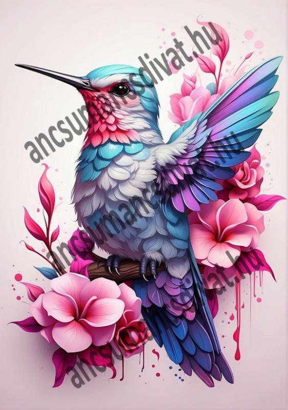 Madár 001 cordura textilpanel választható méretben