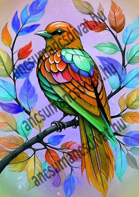 Madár 004 cordura textilpanel választható méretben