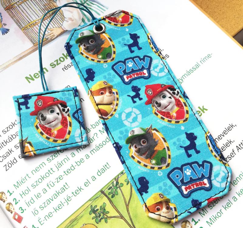 Mancs őrjárat fityegős könyvjelző