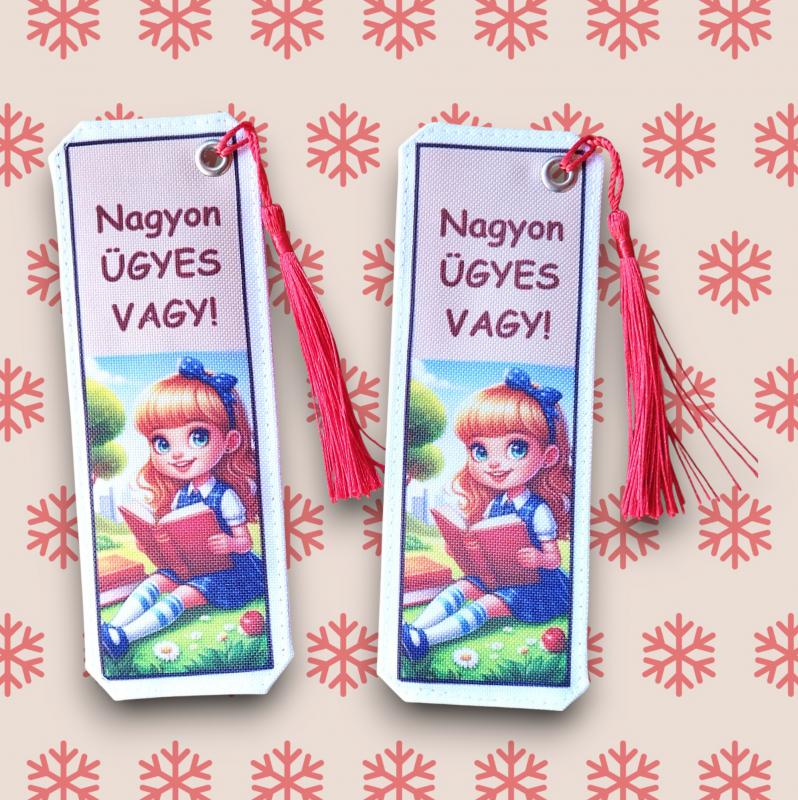 Motívációs könyvjelző - Lány - Nagyon ügyes vagy