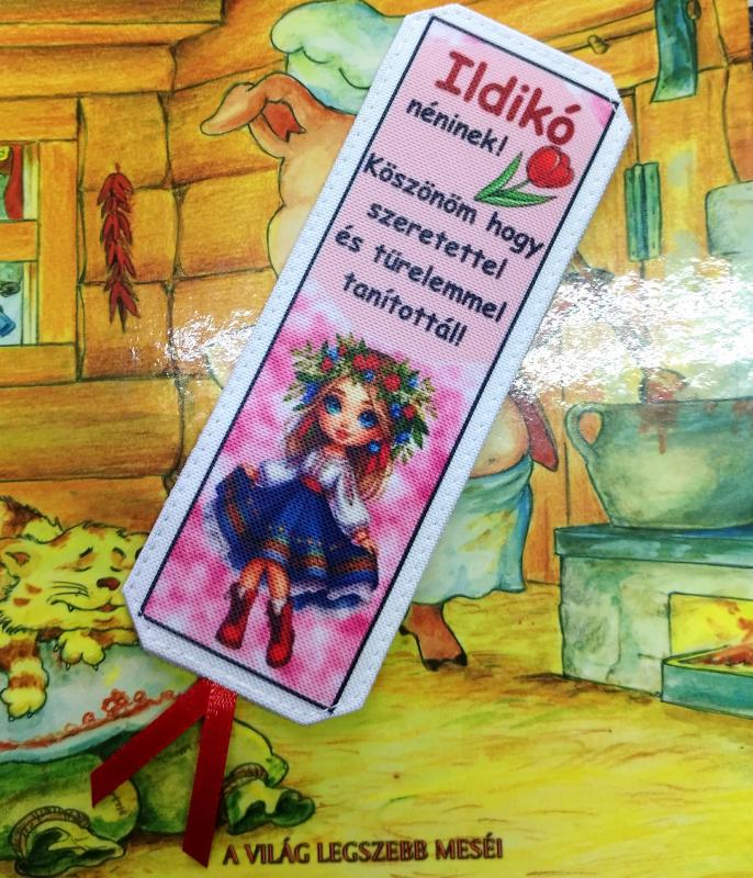 Névre szóló designer könyvjelző tanároknak tanév vége Köszönöm hogy tanítottál 02