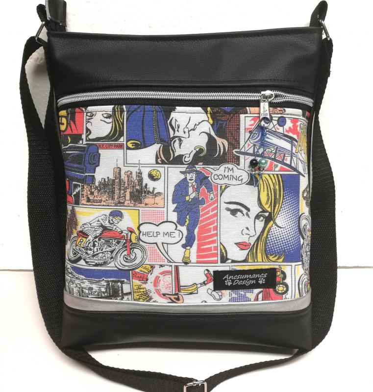 Női 26x30 crossbody váll és oldaltáska - Képregény