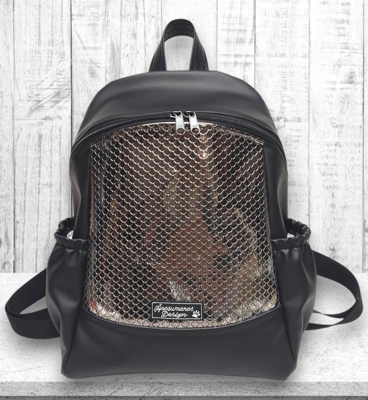 Palacktartós MAXIM BackPack L hátizsák - Fekete  sellőmintás