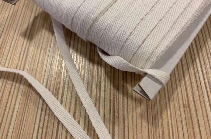 Pamut babapertli 7mm natúr 10méter/csomag