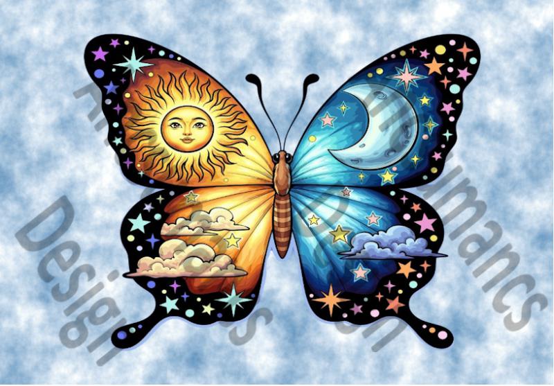 Pillangó 009 cordura textilpanel választható méretben