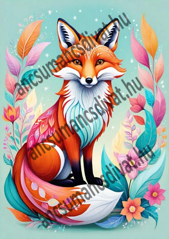 Róka 003 cordura textilpanel választható méretben