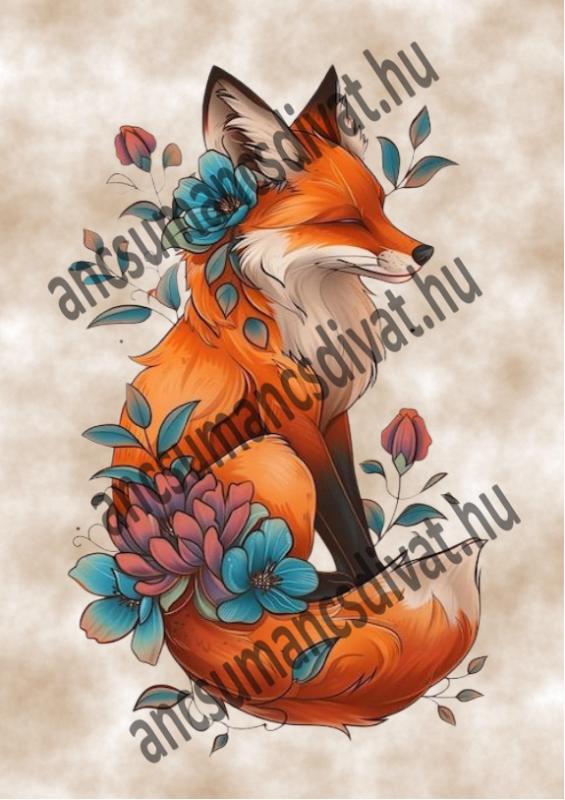 Róka 006 cordura textilpanel választható méretben