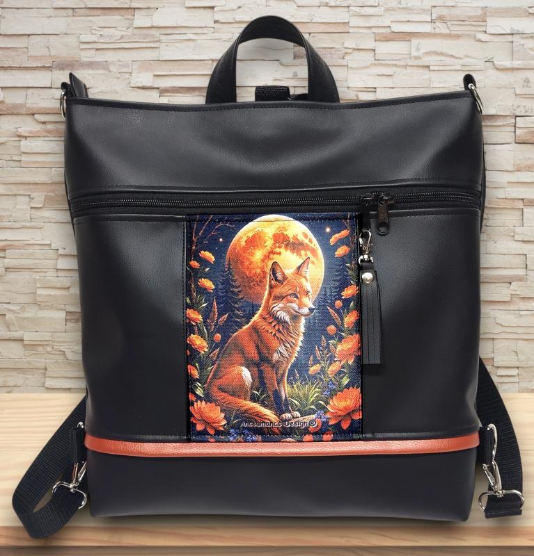 Róka holdfényben 3in1 nagy csini univerzális táska hátizsák