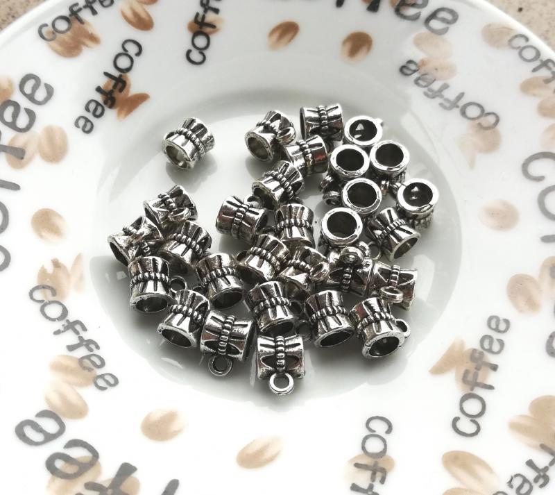 Rozsdamentes acél antikolt masni medáltartó 10darab/csomag