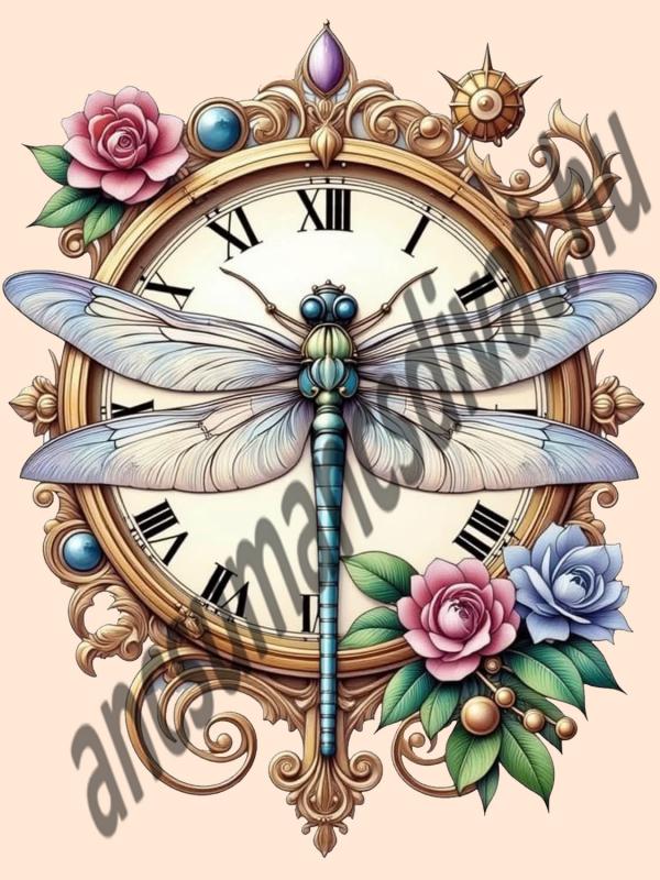 Szitakötő 001 cordura textilpanel választható méretben