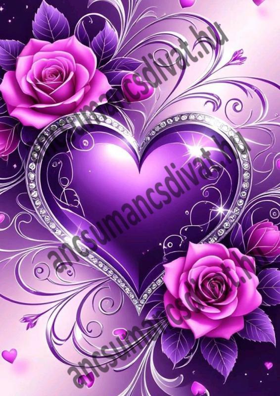 Szív 004 cordura textilpanel választható méretben