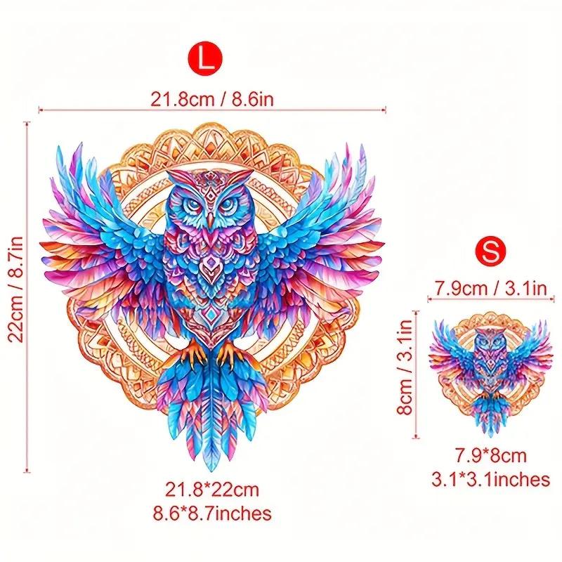 Textilre vasalható minta fólia 001 Bagoly szettben