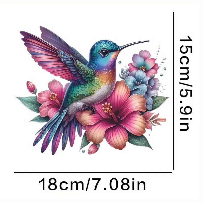 Textilre vasalható minta fólia Kolibri madár006