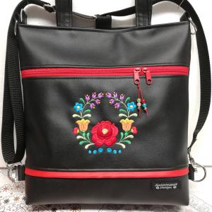 4in1 nagy csini hímzett univerzális táska hátizsák Hungarian Folkart05