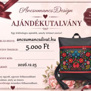 5000 Forint értékű Ajándékutalvány