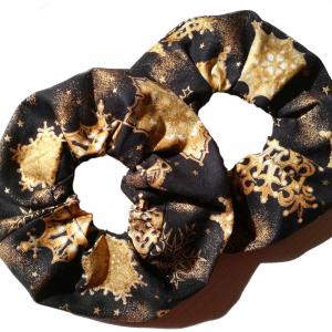 AncsuArt Hair textil hajgumi - Fekete-arany