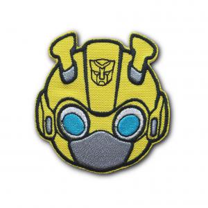 Autobot Robot sárga Vasalható varrható hímzett felvarró folt 9cm