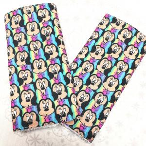 Babahordozó pántrágóka pántvédő párban Disney Minnie fehér frottírral