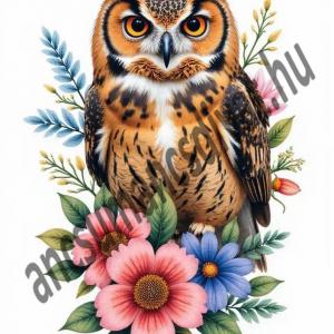 Bagoly 003 cordura textilpanel választható méretben