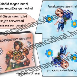 Csináld magad neszi! digitális nyomtatású gyöngyvászon nesszeszer panel - Pedagógusnapra03