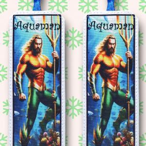 Designer cordura-bőr könyvjelző - Aquaman01