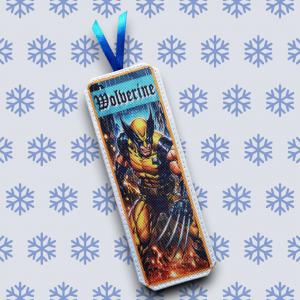 Designer cordura-bőr könyvjelző - Wolverine01