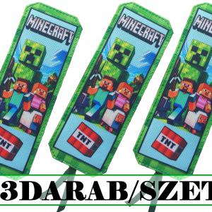 Designer könyvjelző 3 darab/szett- Minecraft 02