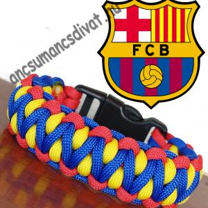 Designer túlélő paracord karkötő  biztonsági csattal DRAGON EYE BARCELONA (csuklóméret 18-19cm)
