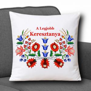 Díszpárna 35x35cm - A Legjobb Keresztanya 001