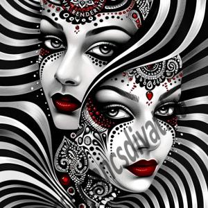 Fantasy 001 nyomtatott textilpanel választható méretben