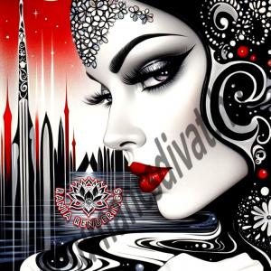 Fantasy 002 nyomtatott cordura textilpanel választható méretben