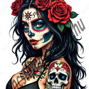 Fantasy girl 004 cordura textilpanel választható méretben