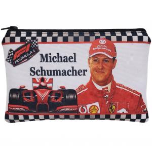 Forma1 cipzáras tartó fiúknak 18x12cm - SCHUMACHER