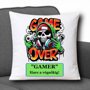 Gamer Díszpárna 35x35cm - Gamer002
