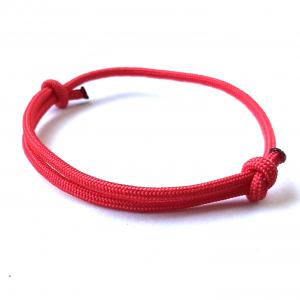 KABALA VÉDELMEZŐ PIROS PARACORD KARKÖTŐ 4mm