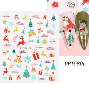 Körömépítés - Körömdíszítő matrica 3D christmas karácsony DP1580a