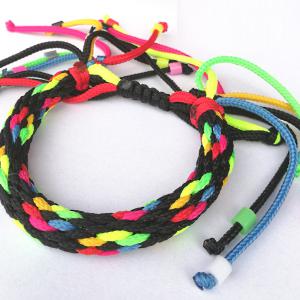 KUMIHIMO karkötő - Bohemian 16 szálas K2593
