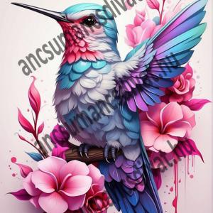 Madár 001 cordura textilpanel választható méretben