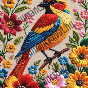 Madár 003 cordura textilpanel választható méretben