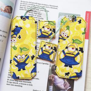 Minionok  fityegős könyvjelző