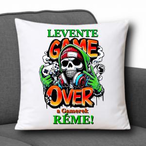 Neves Gamer Díszpárna 35x35cm - Gamer003