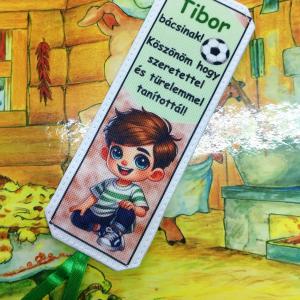 Névre szóló designer könyvjelző tanároknak tanév vége Köszönöm hogy tanítottál 09