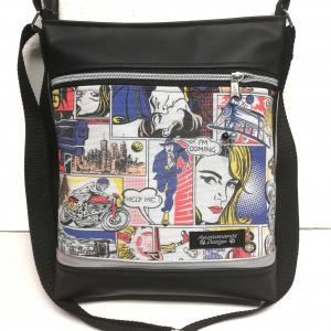 Női 26x30 crossbody váll és oldaltáska - Képregény