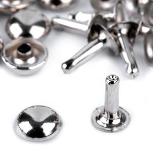 Nyitt csőszegecs bőrszegecs 100pár/csomag 10mm nikkel