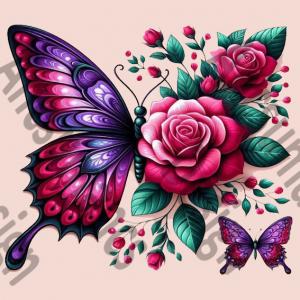 Pillangó 007 cordura textilpanel választható méretben