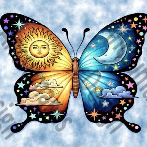 Pillangó 009 cordura textilpanel választható méretben