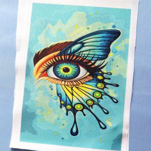 Pillangószem cordura textilpanel választható méretben